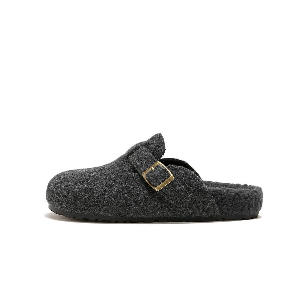 Wool version~ two versions of warm cotton shoes with an inner height increase of 3cm, Mao Mao shoes, women's Dongboken single shoes