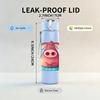 1PC Relaxed Pink Pig Cartoon 750ml Color Plastic Sports Water Bottle Leakproof Flip Straw Lid Suitable for Sports Office Home Use
