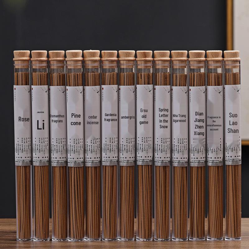 Sandalwood & Osmanthus Scented Rattan Incense Sticks for Home Indoor Aroma Osmanthus (20g ~40 sticks)