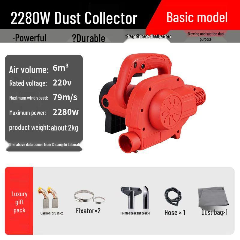 High-Power Industrial Vacuum Cleaner & Dust Collector for Woodworking and Grinding