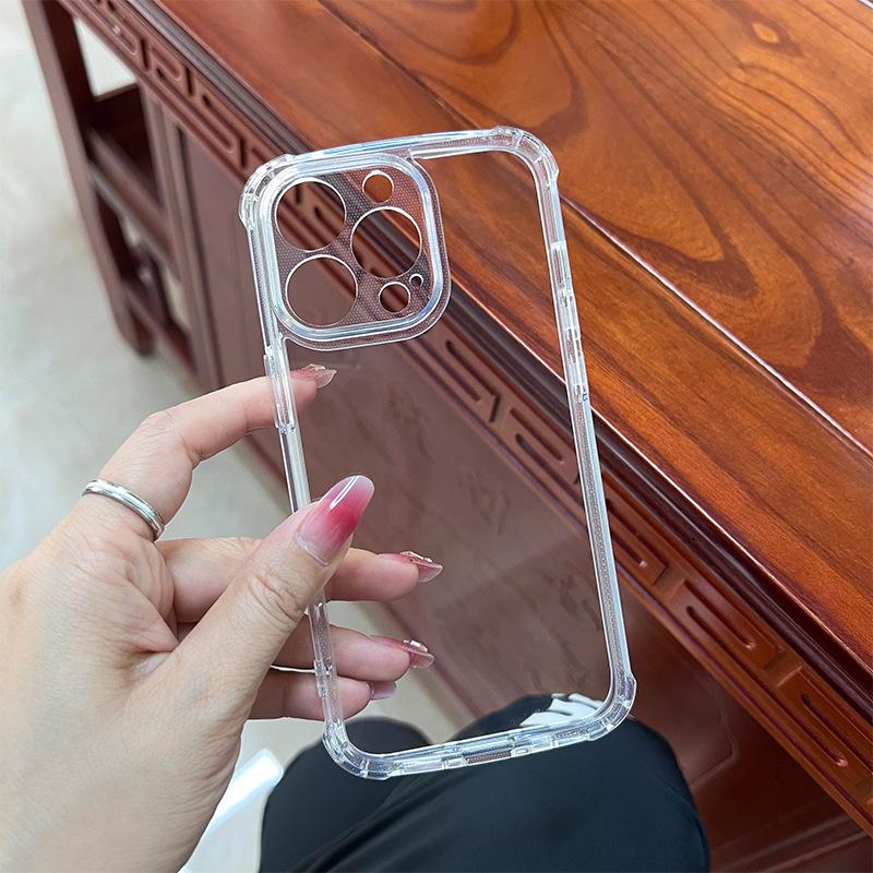 

Подходит для чехла для телефона Apple 13 12, противоударный 15PRO, большое отверстие 1,5 мм, акрил 16, прозрачный чехол 14 iPhone 12 Pro Max