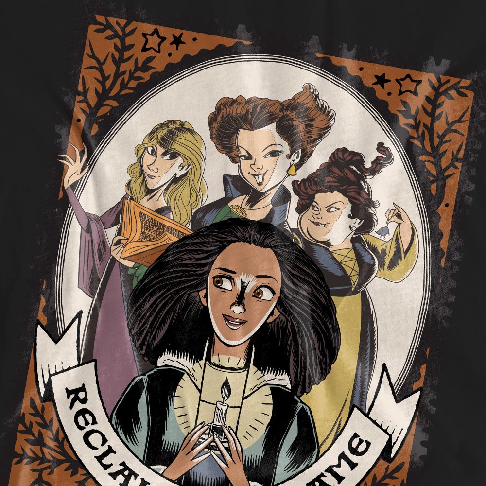 Hocus Pocus 2 Unisex Adult Reclaim The Flame Becca Stamp T-Shirt