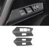 For Toyota RAV4 2013-2018 Carbon Fiber Car Window Lift Panel Switch Trim Cover LHD Auto Decoration Sticker
