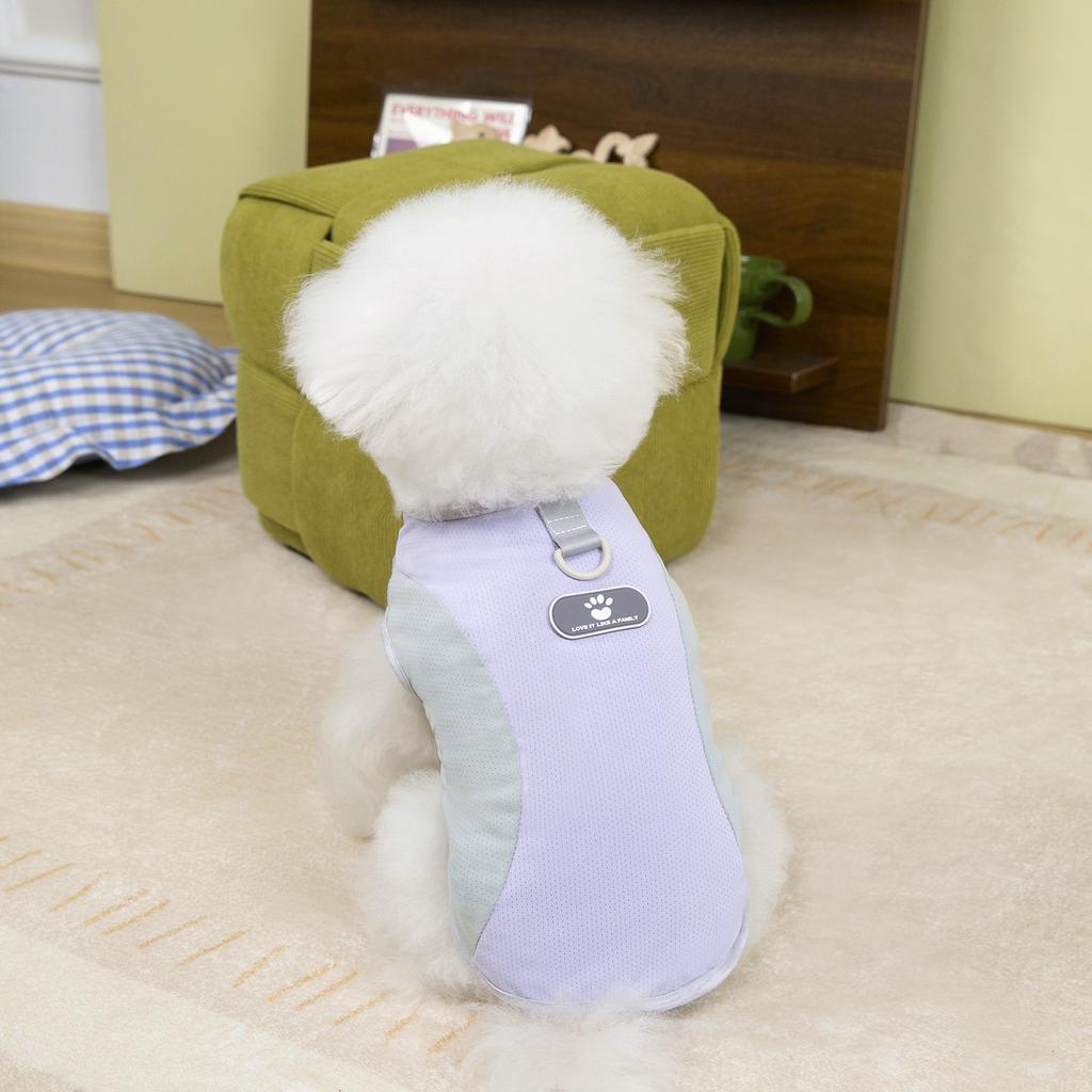 Summer Thin Belly Traction Vest Small Dog Bigbear Teddy Light and Breathable Going Out Pet Dog Dog Clothes