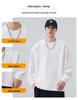 Mu Qiu Menswear | 2026 Spring Trend: Men's Loose Fit Round Neck Long Sleeve T-Shirt with Contrast Stitching