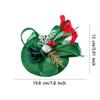 Bridal Hat Hair Clip Cosplay Accessories Christmas Hairpin for Halloween Fancy Dress