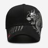 Chinese Style Printed Dragon Pattern Casual Sports Baseball Cap Versatile Outdoor Sports Hat Adjustable Baseball Cap