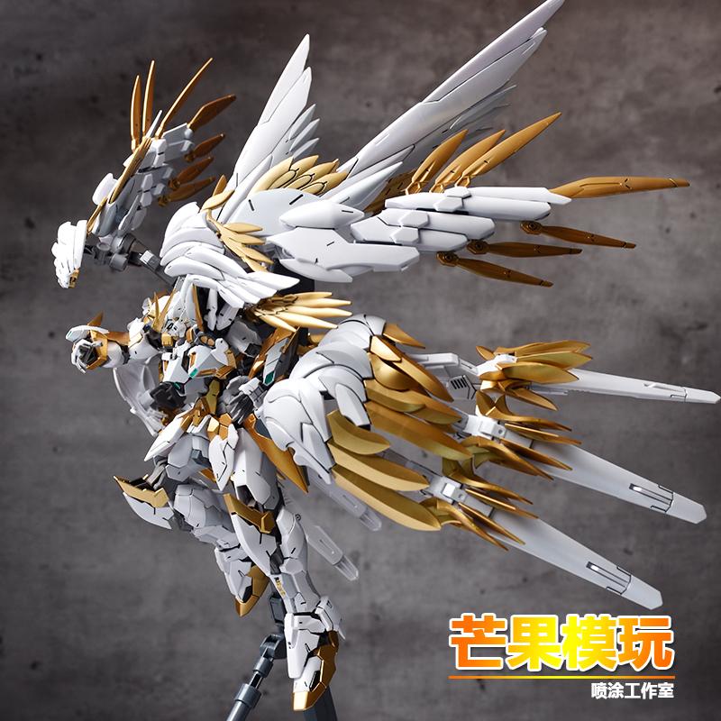 DABANN MG 1/100 Model 8820 WING ZERO Golden White Special Coating Plating Mobile Suit Kids Toys