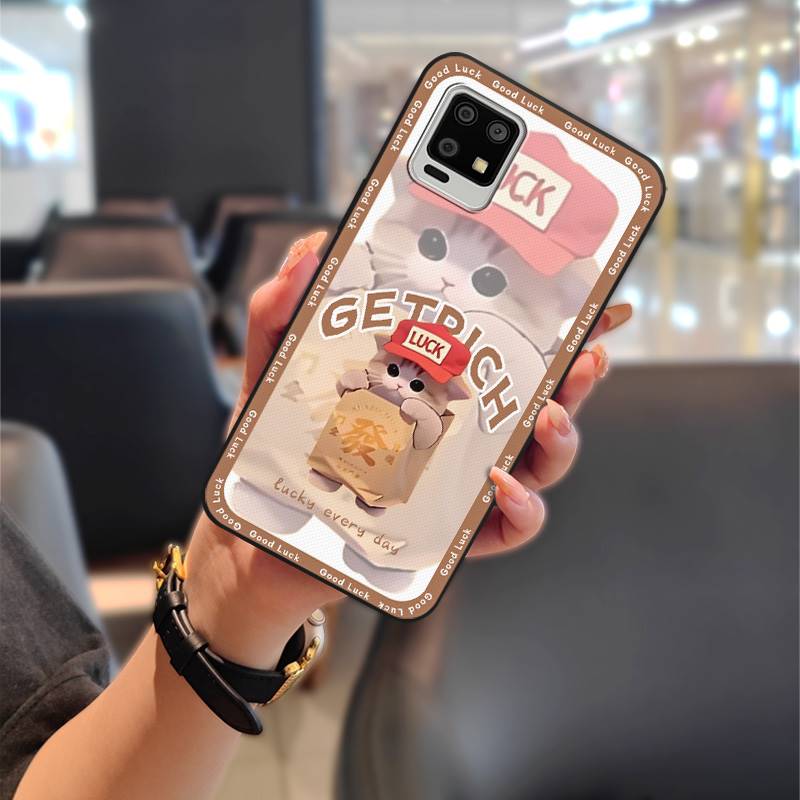Durable Fashion Design Phone Case For Sharp Aquos Zero6/Aquos Air Cartoon Anti-dust TPU Protective Full Wrap Silicone