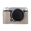 Rieibi Handmade Genuine Leather Half Case for Fujifilm X-M5 Mirrorless Camera, Protective Grip Case for Fuji XM5 Camera