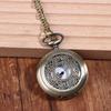 Retro Hollow Round Quartz Pocket Watch Necklace Antique Pendant Stylish Accessories Creative Gift for Collectors Cosplay Events