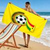Ghana football Print Beach Towel, Large Soft Quick Dry Towel for Beach Camping Swimming