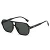 High-End Women's Retro Double Bridge Square Sunglasses
