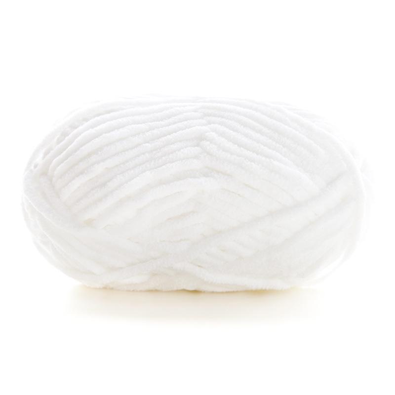 DIY Handcrafted Cute Chenille Snowball Knit Scarf & Crochet Doll Bag