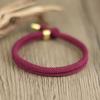 Minimalist String Bracelet For Men Grade A 4mm Rope Outdoor Rescue Survival Braclet Handmade Leisure Accessories Pulseria Homme