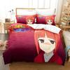 3D Anime Okami-San And Her Seven Companions Bedding Set Boys Girls Twin Queen King Size Duvet Cover Pillowcase Bed Boys Adult
