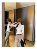 Korean Chic Elegant Half-High Neck Slim Fit Mid-Sleeve Knit Top for Women - 2026 New Arrival