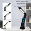 Folding Design Wireless Charging Desk Lamp Rechargeable Smartphone Wireless Charging Lamp  Study