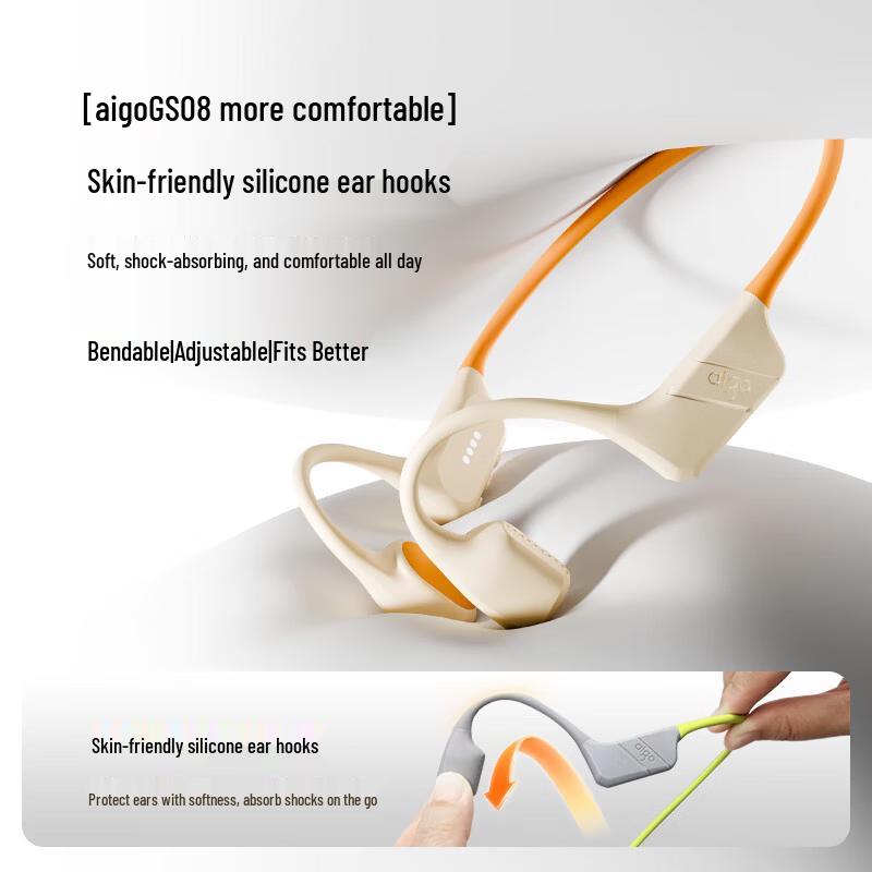 aigo Bone Conduction Swimming Headphones with MP3 & IP68 Waterproof