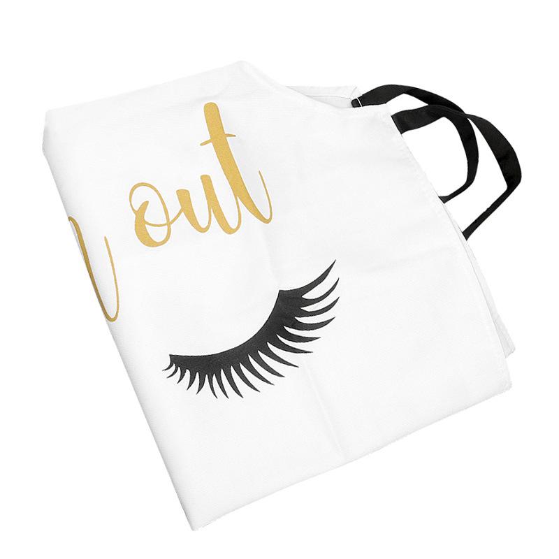 Stain-Resistant Eyelash and Nail Art Apron for Beauty Salons
