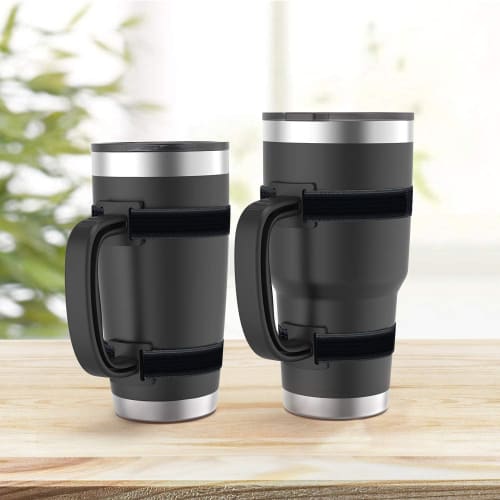 Yoelike - 5 Colors - Non-Slip Adjustable Tumbler Handle for 20oz To 40oz YETI, RTIC, Ozark Trail, Travel Mug, SIC, Rambler, Travel Cup, and All Other