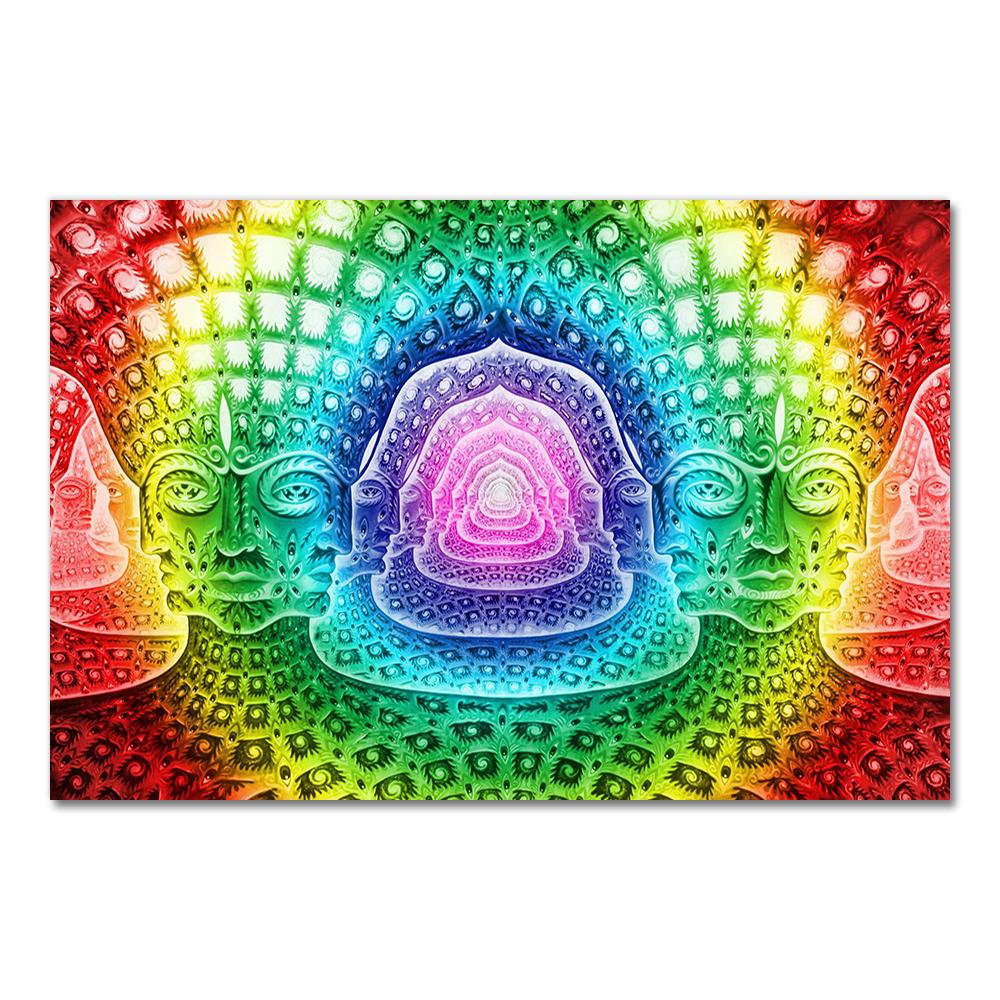 Alex Grey Psychedelic Trippy Tree Life Modular Pictures Modern Home Decoration Wall Art Canvas Prints Painting Bedroom Poster