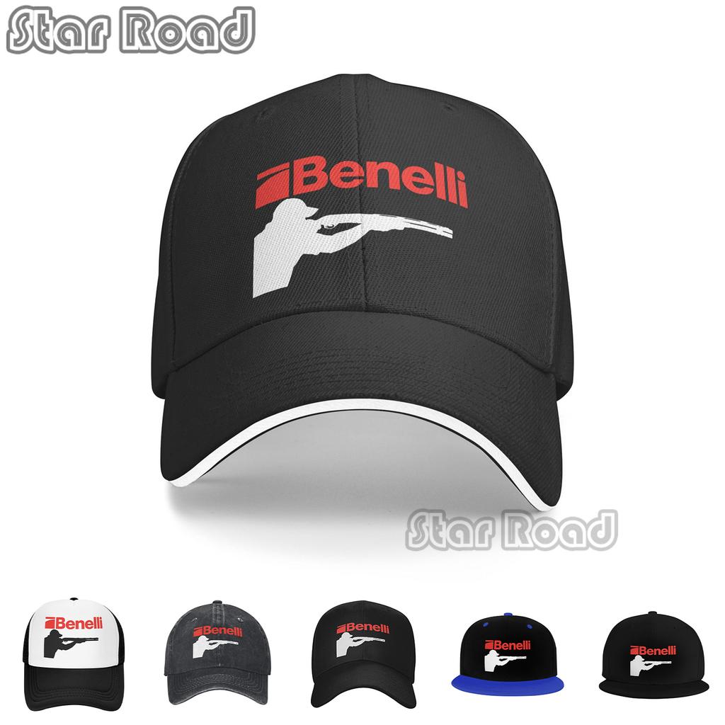 Summer New Arrival Benelli Shotguns Trucker Baseball Cap Casquette Trucker Cap Snapback Hat for Unisex Baseball Valve Unisexs Hats