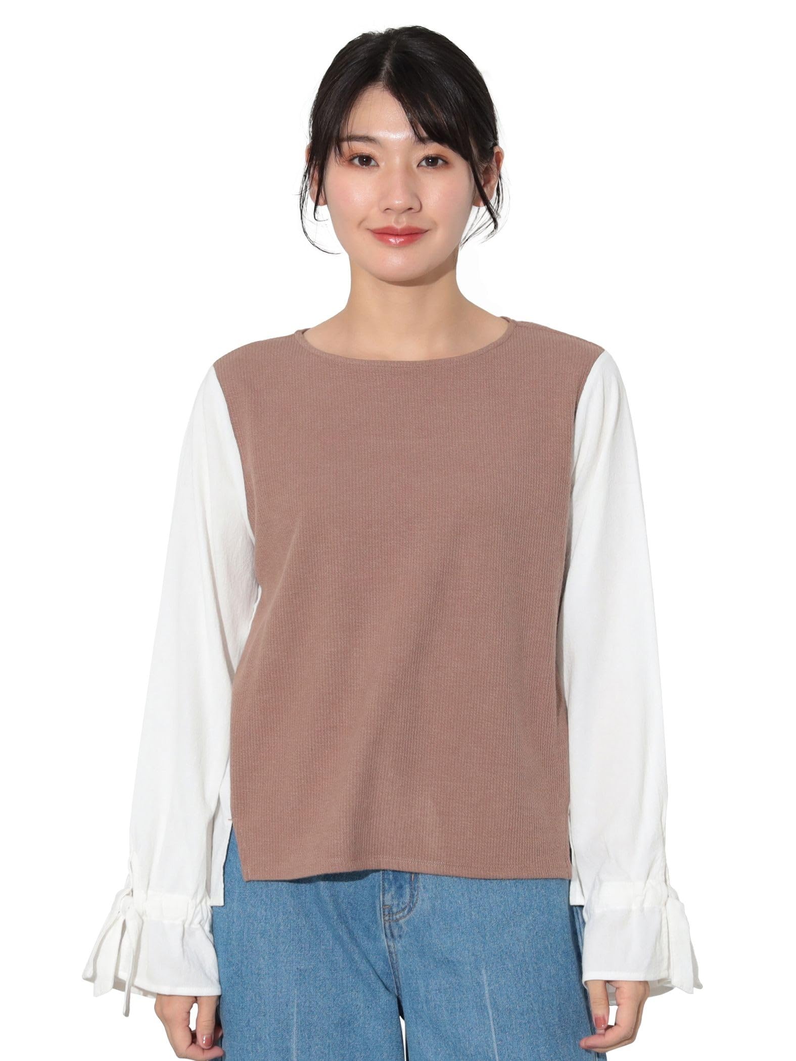 

Футболка Strike Combination PO4F ТЕМНО-БЕЖЕВЫЙ ОДИН РАЗМЕР [Beams Heart] L/S g/JQ Женская