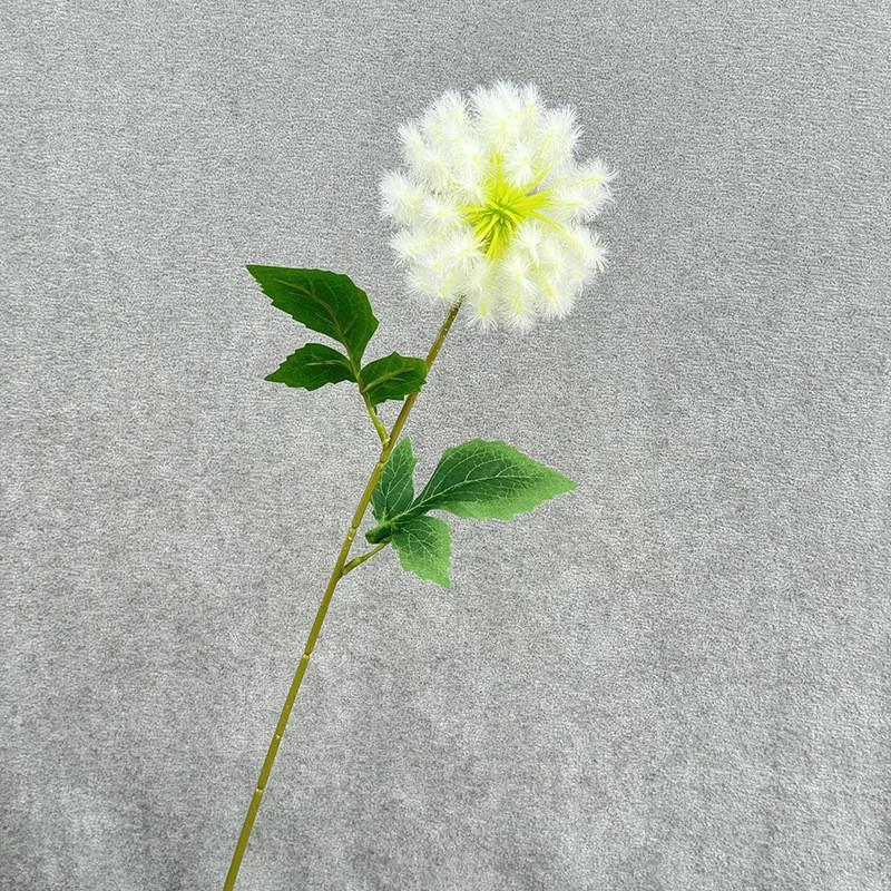 

Realistic Taraxacum Mongolicum Branch Faux Flower For Home Interior Decor Photography Prop White