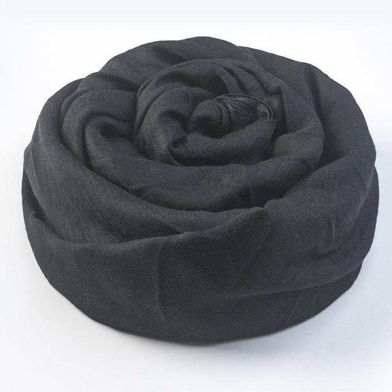 Women's Summer Sun Protection Scarf: Cotton & Linen, Japanese & Korean Style, Medium-Long, Lightweight Shawl