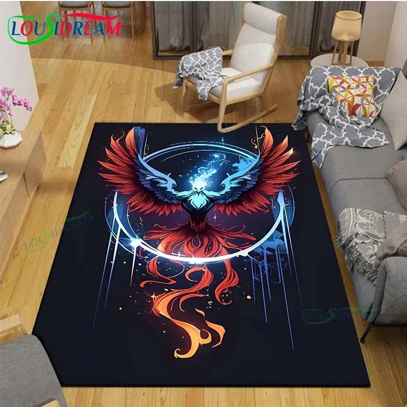 3D Fashion Myth Godman Mythical Beast Printed Carpet Living Room Anti-Skid Area Rug Kids Bedroom Mats Yoga Mat Carpet Decor Gift
