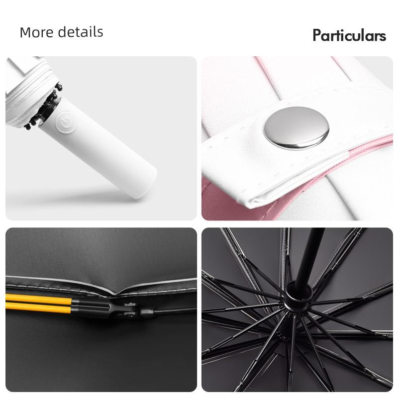 Good-looking Automatic Umbrella Women Rain Or Shine Dual-Purpose Umbrella Extra Large Thickened Parasol Male Student School Special Sunshade