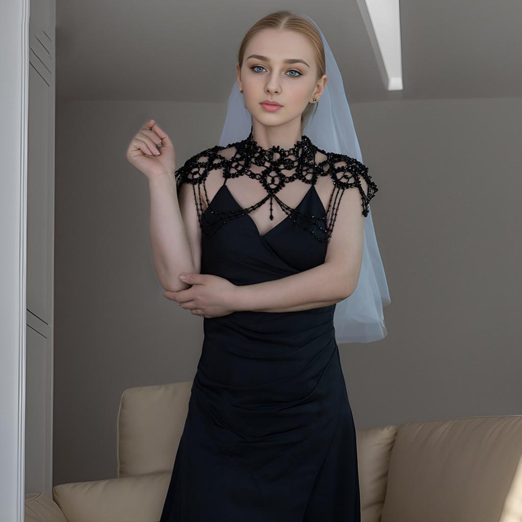 Wearable Shoulder Chain Necklace Mulyi Layer Body Accessory for Evening Parties And Weddings Fashion Women Jewelry