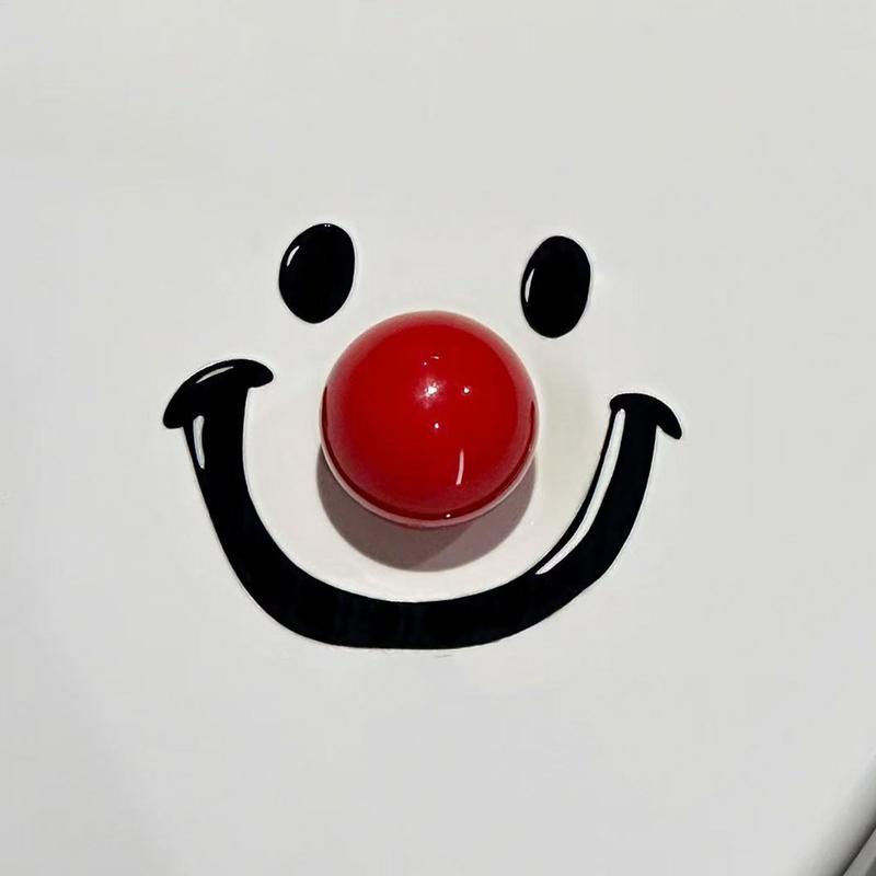 Toilet Seat Lifter Toilet Ring Handle Smiling Face Shape Button Replacement Parts Lifty Avoid Pusher For Avoid Touching