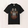 Horror Tee, The Shining Twins Retro Hotel Art | Vintage Garment-Dyed Spooky T-shirt | Paranormal Cult Top