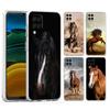 Soft TPU Cover for Samsung Galaxy A25 A23 A22 A52S A31 A72 A73 A17 A07 A13 A11 5G Transparent Phone Case Animal Horse Fundas Bag