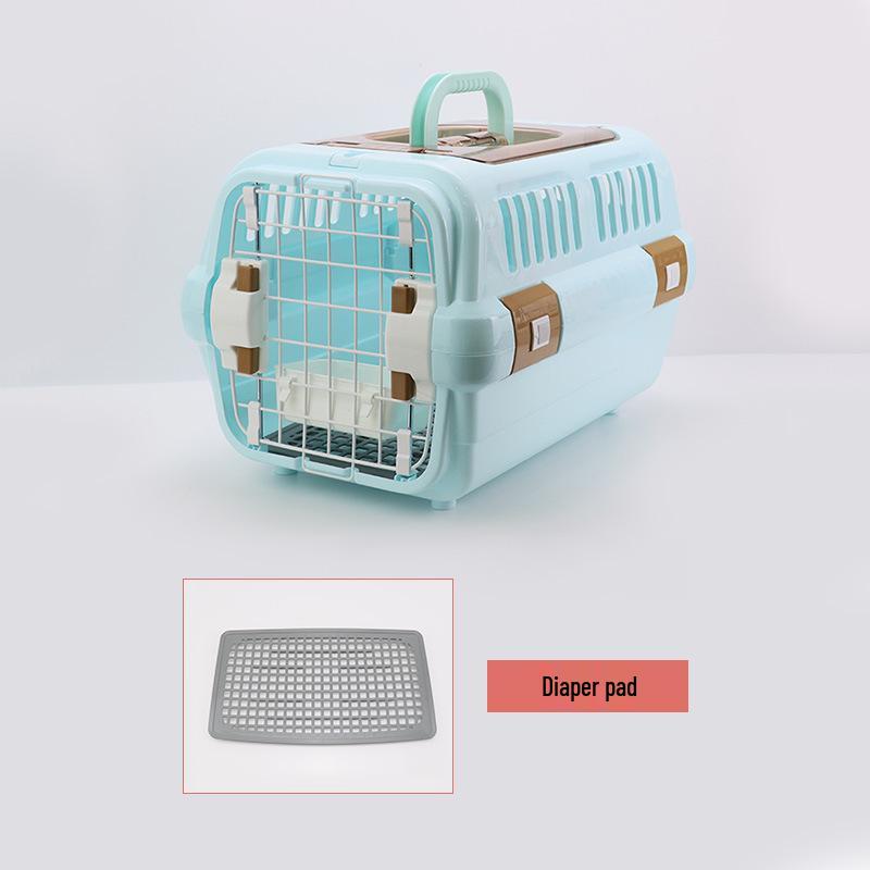 Portable Pet Travel Crate: Breathable, Handheld Carrier for Cats & Dogs
