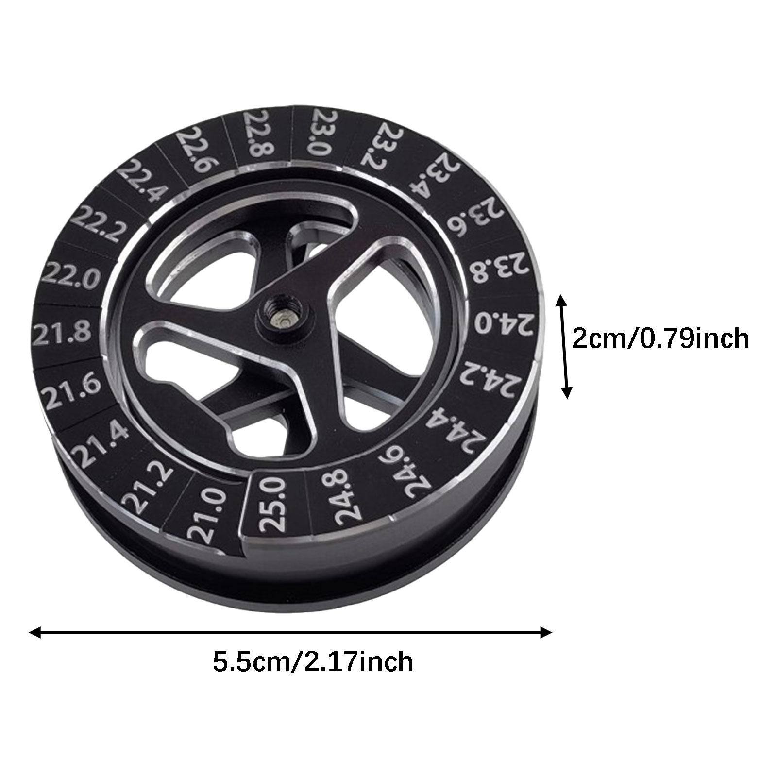 

RC Car Droop Gauge Repair Tool Aluminum Round Travel Dial Droop Gauge Adjusting Droop for 1/10 RC Model Car Accessories Parts