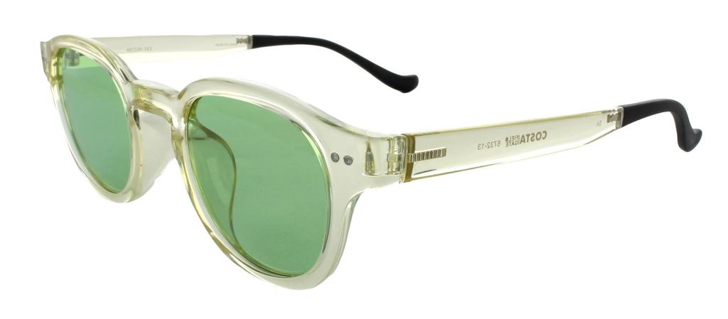 Clear UV Coating on the For Sports and Polarized Lightweight Shape Memory TR90 Soft Case COSTA Yellow x I one size [Field Gate] Sunglasses, Frame,