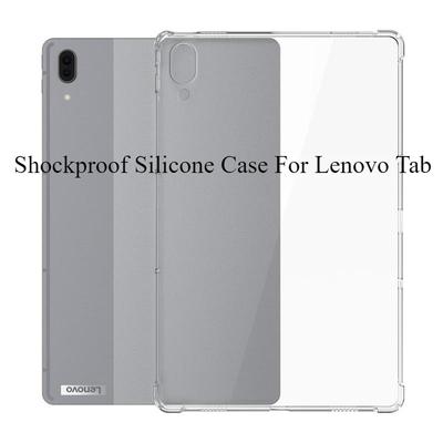 Nárazuvzdorné silikonové pouzdro pro Lenovo Tab M8 4. pouzdro TB-300FU Tab M9 TB-310FU Pouzdro na tablet Flexibilní průhledný průhledný zadní kryt