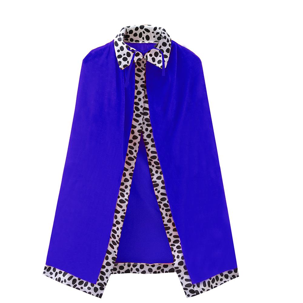 Halloween King & Prince Cape Set: Parent-Child Cloak, Crown & Scepter for Parties & Performances