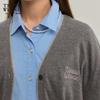 Teenie Weenie Women's V-Neck Knitted Cardigan