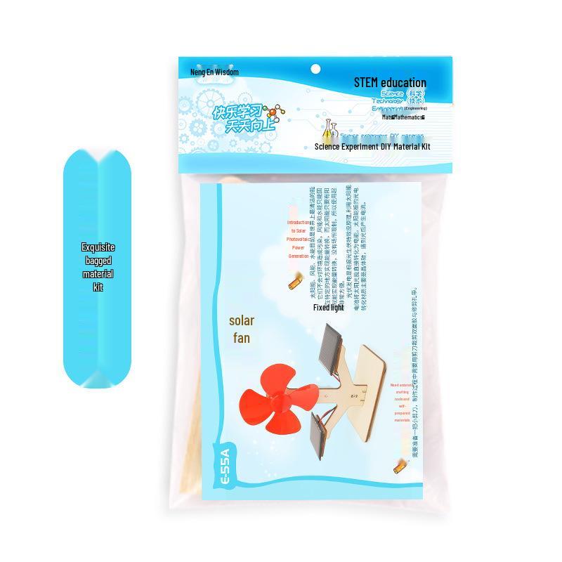 STEM Solar-Powered Fan DIY Science Kit for Primary and Middle School
