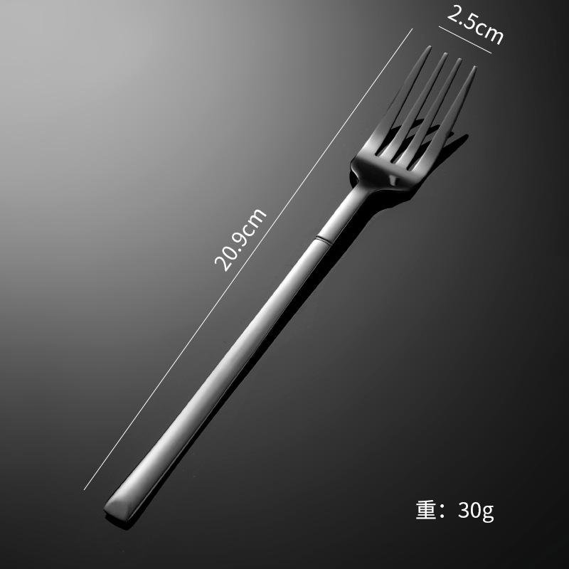 Stainless steel tableware knight western food knife and fork tableware set steak knife and fork premium fork spoon