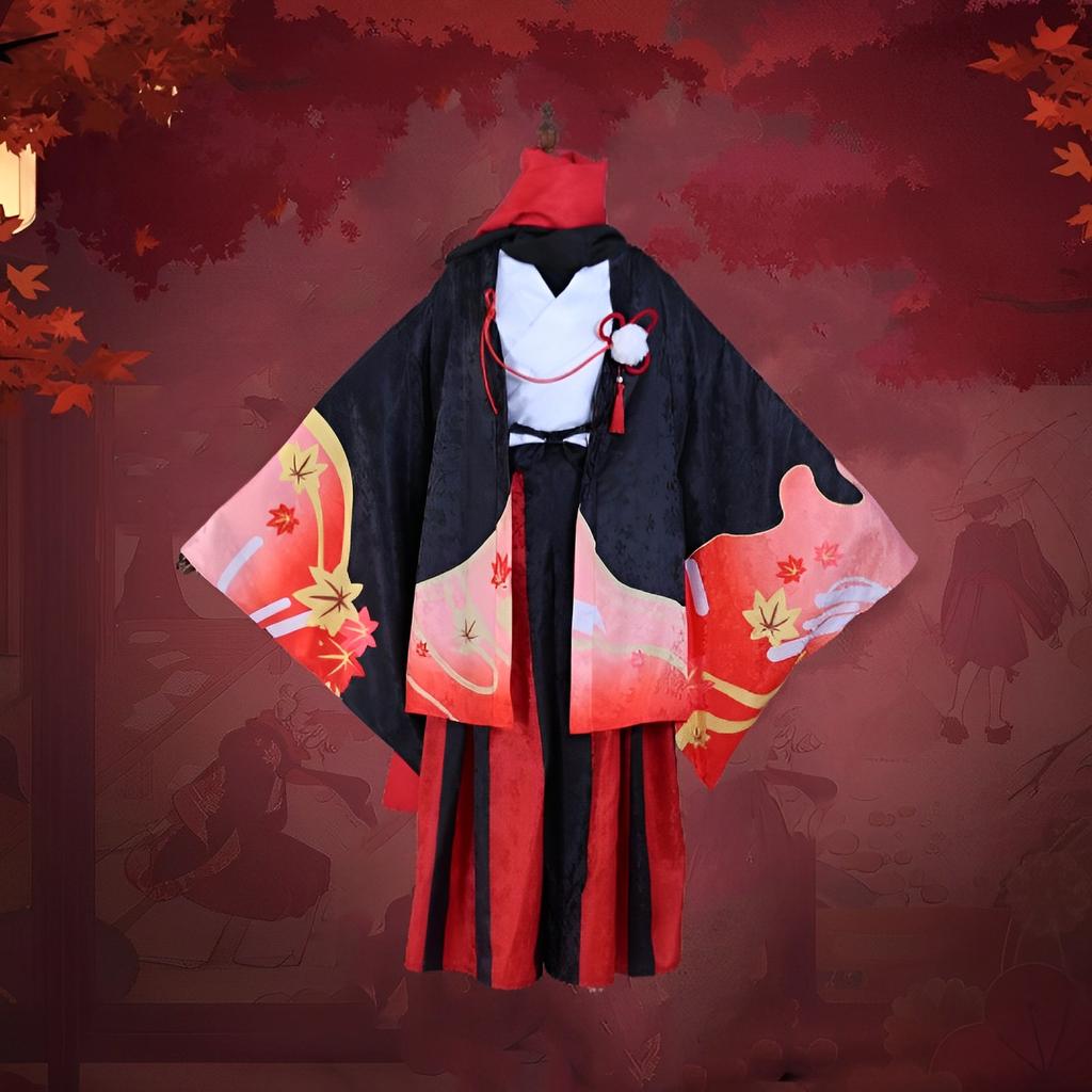 Genshin Kaedehara Impact Kazuha Cosplay Costume Outfit Xmas Halloween Party