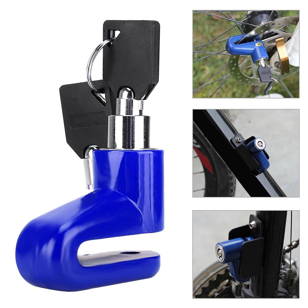 Security Scooter Motorcycle Anti theft Heavy Duty Bike Brake Disc Rotor Lock Black