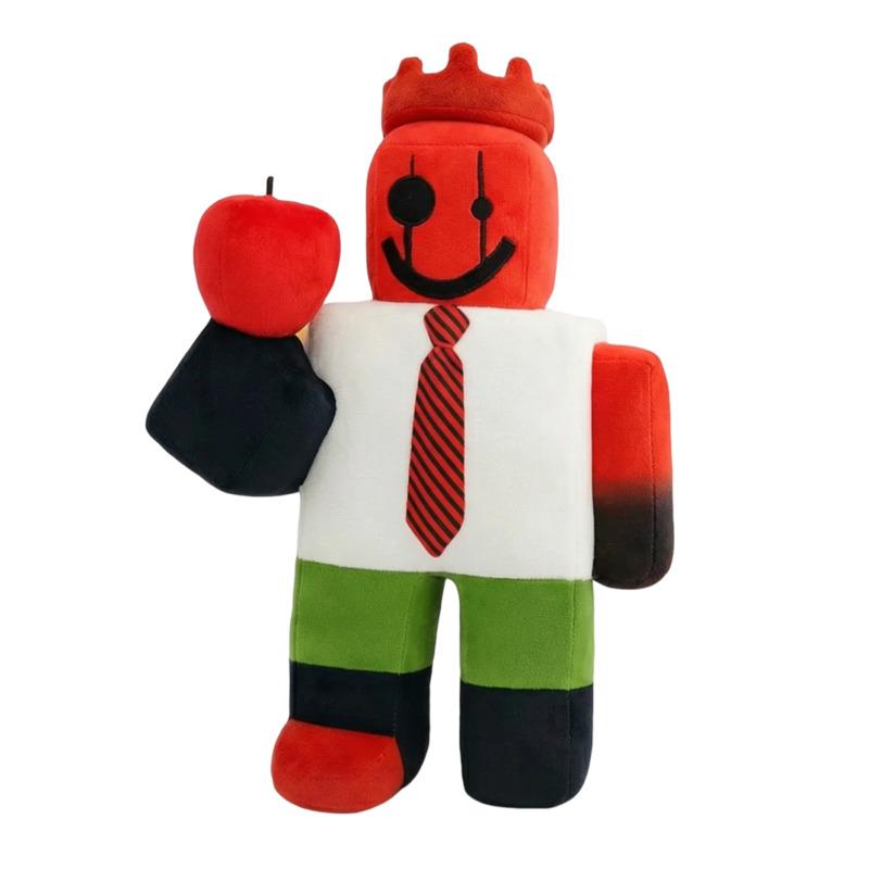 2026 New Anime Forsaken JX1DX1 Red King Cube Plush Doll Cute Builderman Plush Game Peripherals Plushie Pillow Toy Gift For Kid