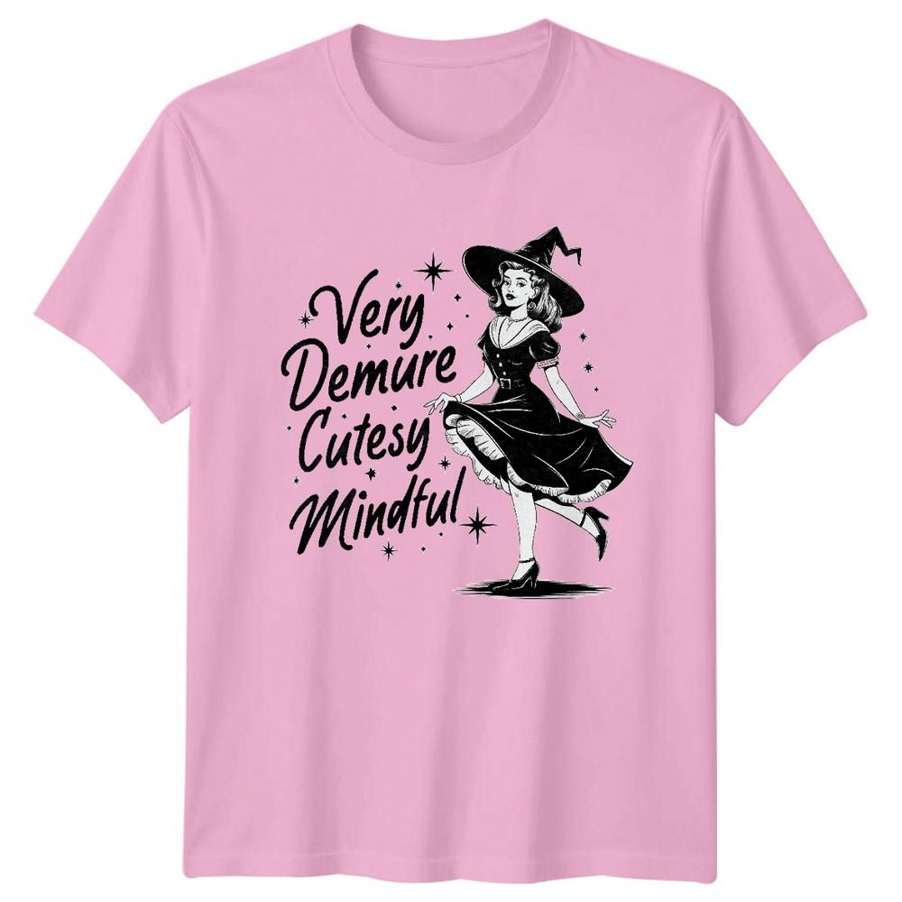 Very Demure Cutesy Mindful Witchcraft Halloween Unisexs Unisexs Graphic Tee