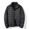 Men's Autumn and Winter New Light Down Jacket Men's and Women's Stand-up Collar Comfortable White Duck Down Solid Color Jacket for Men