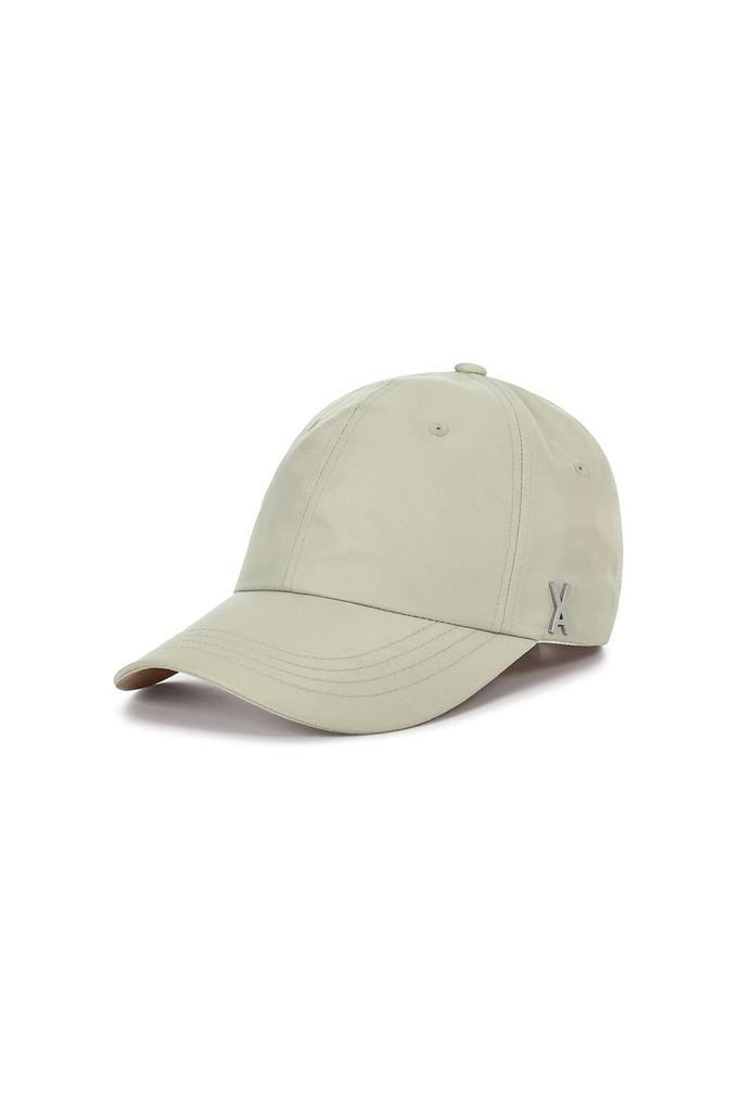 Stud Logo Over Fit Poly Ball Cap Beige [VARZAR]